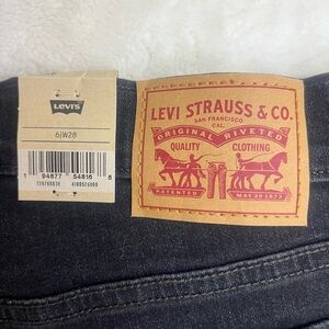 Levi's Women's Black Jean Shorts
